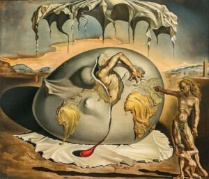 Salvador Dalí, Yeni İnsanın Doğuşunu İzleyen Jeopolitik Çocuk, 1943