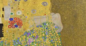 Gustav Klimt'in The Kiss Tablosu